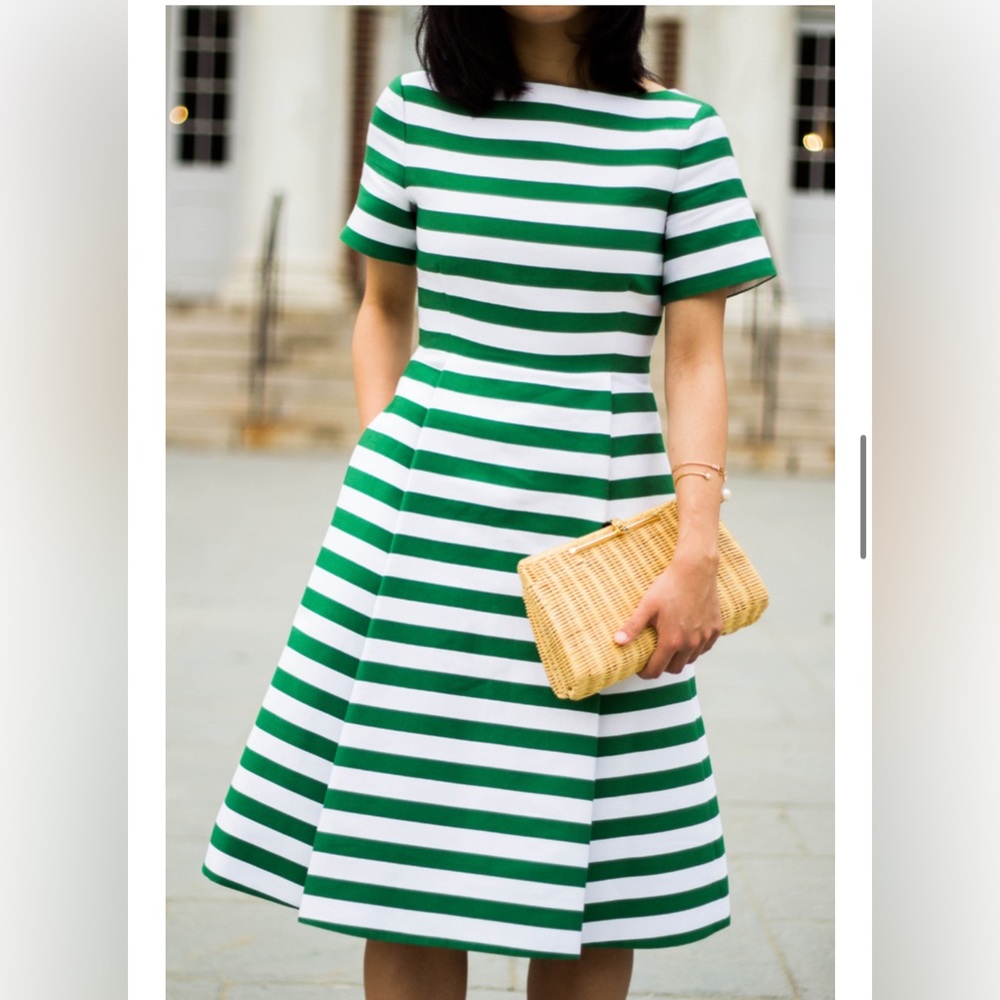 Kate Spade Knee Length Striped Dress